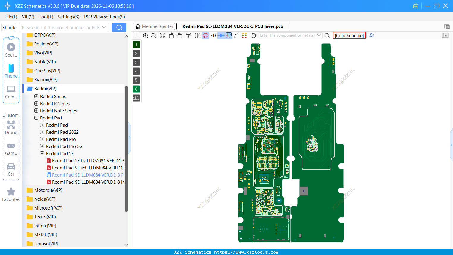 Redmi Pad SE-LLDM084 VER.D1-3 PCB Layer